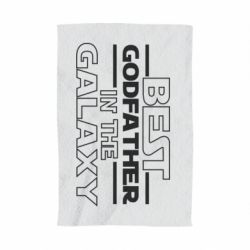 Полотенце с принтом Best godfather in the galaxy - PrintSalon