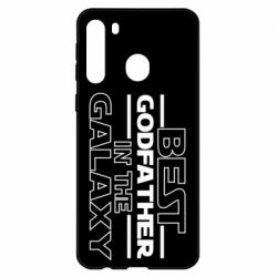 Чехол для Samsung A21 Best godfather in the galaxy - PrintSalon