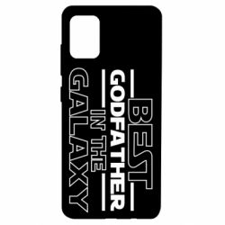 Чехол для Samsung A51 Best godfather in the galaxy-PrintSalon Чехол для Samsung A51 Best godfather in the galaxy