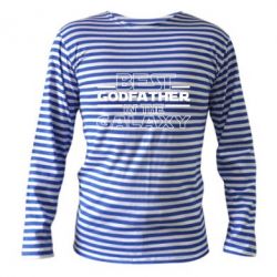 Тельняшка с длинным рукавом Best godfather in the galaxy-PrintSalon Тельняшка с длинным рукавом Best godfather in the galaxy