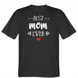 Мужская футболка Stedman Best mom ever - PrintSalon