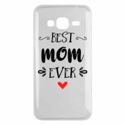 Чехол для Samsung J3 2016 Best mom ever - PrintSalon