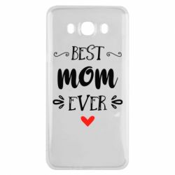 Чехол для Samsung J7 2016 Best mom ever - PrintSalon