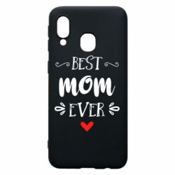 Чехол для Samsung A40 Best mom ever - PrintSalon