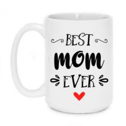 Чашка 420ml Best mom ever - PrintSalon