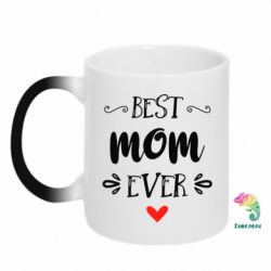 Чашка-хамелеон Best mom ever - PrintSalon
