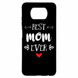 Чехол для Xiaomi Poco X3 Best mom ever - PrintSalon