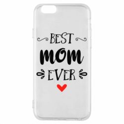 Чехол для iPhone 6/6S Best mom ever - PrintSalon