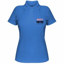 Женское поло Best mom - PrintSalon
