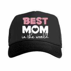 Кепка-тракер Best mom - PrintSalon