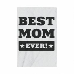 Полотенце с принтом Best mom - PrintSalon
