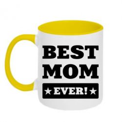 Чашка двокольорова Best mom