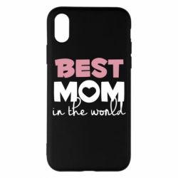 Чехол для iPhone X/Xs Best mom - PrintSalon
