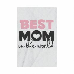 Полотенце с принтом Best mom - PrintSalon