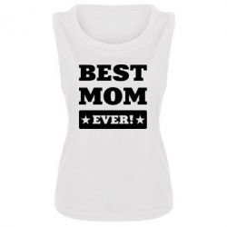 Женская майка Best mom - PrintSalon
