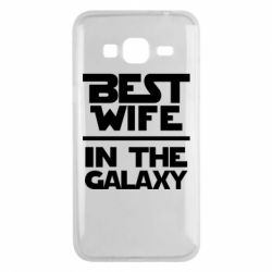 Чехол для Samsung J3 2016 Best wife in the Galaxy - PrintSalon