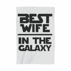 Полотенце с принтом Best wife in the Galaxy - PrintSalon