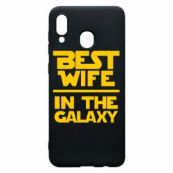 Чехол для Samsung A30 Best wife in the Galaxy - PrintSalon