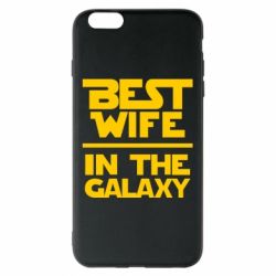 Чехол для iPhone 6 Plus/6S Plus Best wife in the Galaxy - PrintSalon