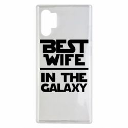Чехол для Samsung Note 10 Plus Best wife in the Galaxy - PrintSalon