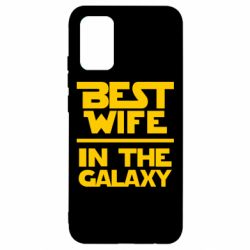 Чехол для Samsung A02s/M02s Best wife in the Galaxy - PrintSalon
