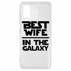 Чехол для Samsung A41 Best wife in the Galaxy - PrintSalon