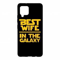 Чехол для Samsung A42 5G Best wife in the Galaxy - PrintSalon