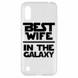 Чехол для Samsung A01/M01 Best wife in the Galaxy - PrintSalon
