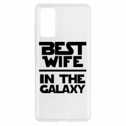 Чехол для Samsung S20 FE Best wife in the Galaxy - PrintSalon