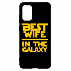 Чехол для Samsung S20+ Best wife in the Galaxy - PrintSalon