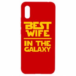 Чехол для Xiaomi Redmi 9a Best wife in the Galaxy - PrintSalon