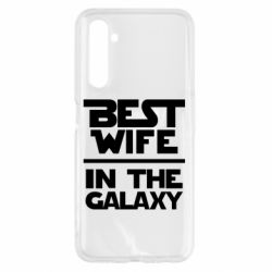 Чехол для Realme 6 Best wife in the Galaxy - PrintSalon