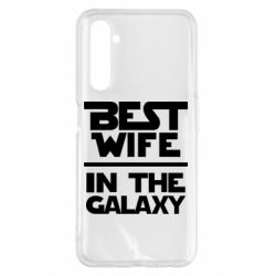 Чехол для Realme 6 Pro Best wife in the Galaxy - PrintSalon