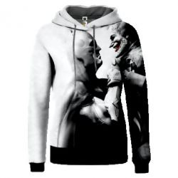 Жіноче 3D худі Бетмен Аркхем-PrintSalon Жіноче 3D худі Бетмен Аркхем