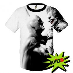 Детская 3D футболка Бэтмен аркхем - PrintSalon