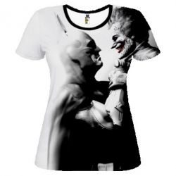 Женская футболка 3D Бэтмен аркхем