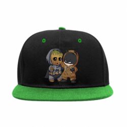 Снепбек Бэтмен и грут - PrintSalon