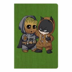 Блокнот с принто Бэтмен и грут - PrintSalon