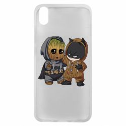 Чехол для Xiaomi Redmi 7A Бэтмен и грут - PrintSalon