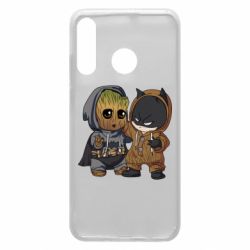 Чехол для Huawei P30 Lite Бэтмен и грут - PrintSalon