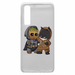 Чехол для Huawei P30 Бэтмен и грут - PrintSalon