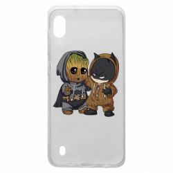 Чехол для Samsung A10 Бэтмен и грут - PrintSalon