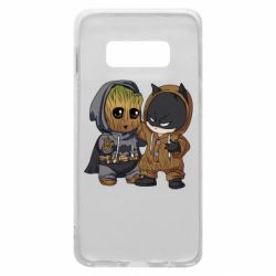 Чехол для Samsung S10e Бэтмен и грут - PrintSalon