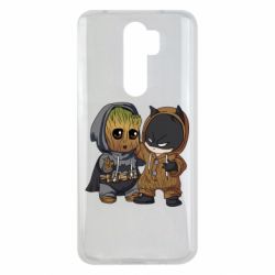 Чехол для Xiaomi Redmi Note 8 Pro Бэтмен и грут - PrintSalon