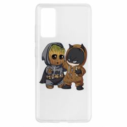 Чехол для Samsung S20 FE Бэтмен и грут - PrintSalon