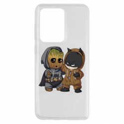 Чехол для Samsung S20 Ultra Бэтмен и грут - PrintSalon