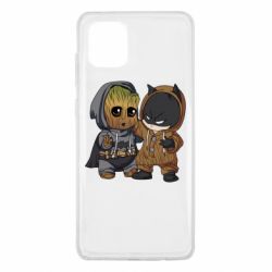 Чехол для Samsung Note 10 Lite Бэтмен и грут - PrintSalon