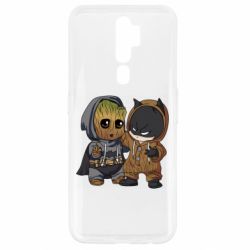 Чехол для Oppo A5/A9 2020 Бэтмен и грут