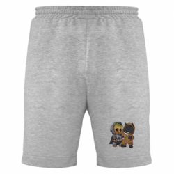 Мужские шорты Бэтмен и грут - PrintSalon