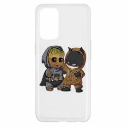 Чехол для Oppo Reno 5 4G Бэтмен и грут - PrintSalon